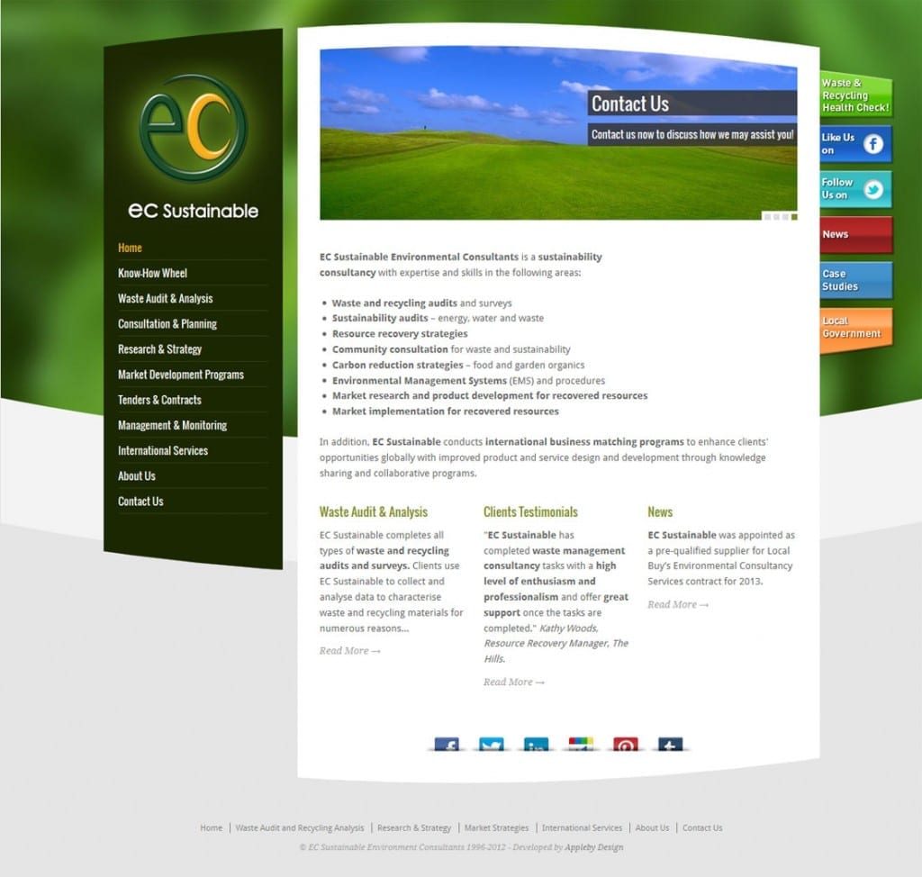 EC Sustainable Website with WordPress Training